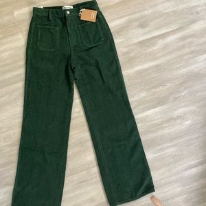 Reformation Alyssa high rise corduroy pants
